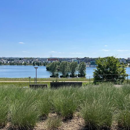 Haus Mit Panoramablick Auf Den Phoenixsee Dortmund Buitenkant foto