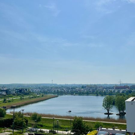 Haus Mit Panoramablick Auf Den Phoenixsee Dortmund Buitenkant foto