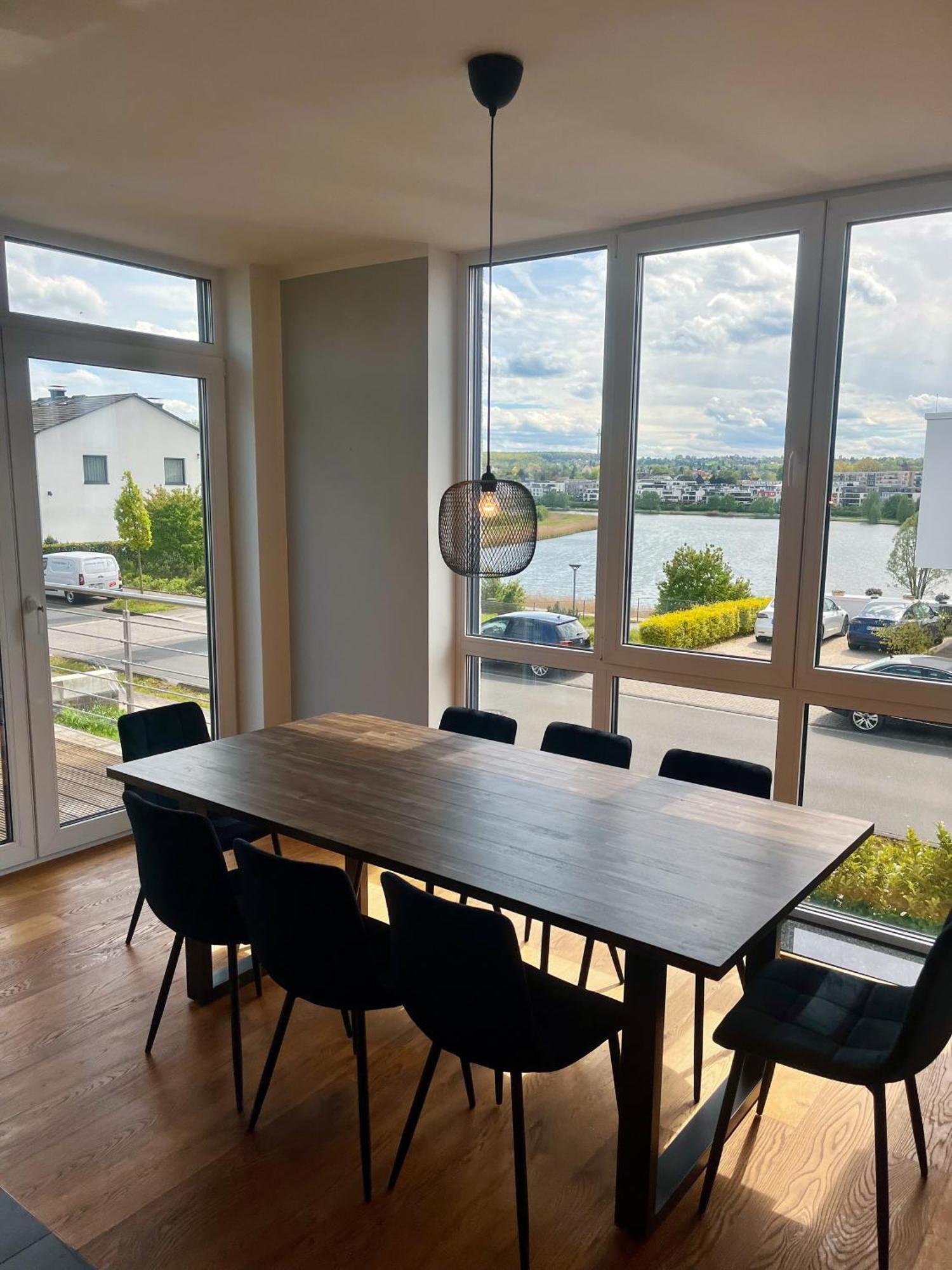 Haus Mit Panoramablick Auf Den Phoenixsee Dortmund Buitenkant foto
